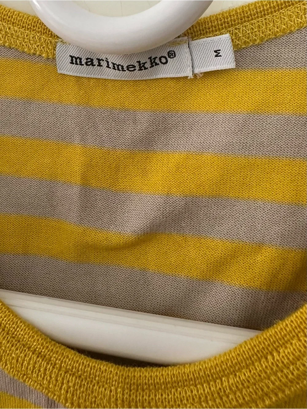 Marimekko Finland short sleeve T shirt horizontal stripes unisex size M - Picture 2 of 4